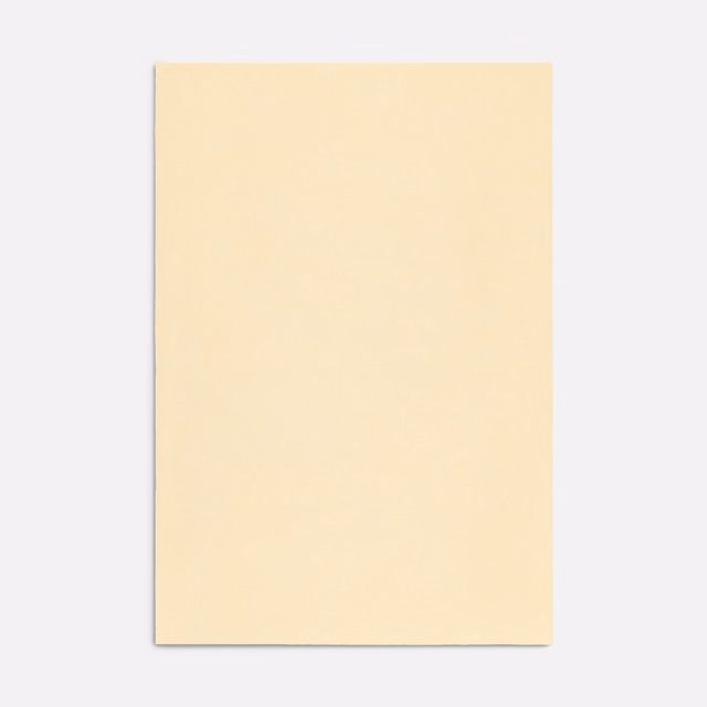 Warm buttery cream plain textile with a barely textured surface