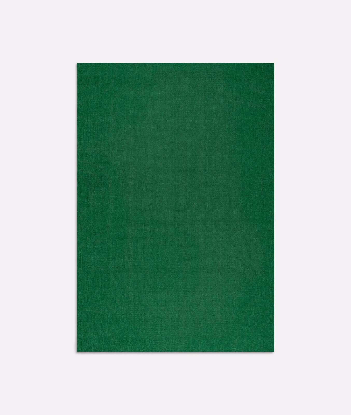 Deep emerald green curtain fabric with a subtle vertical woven texture