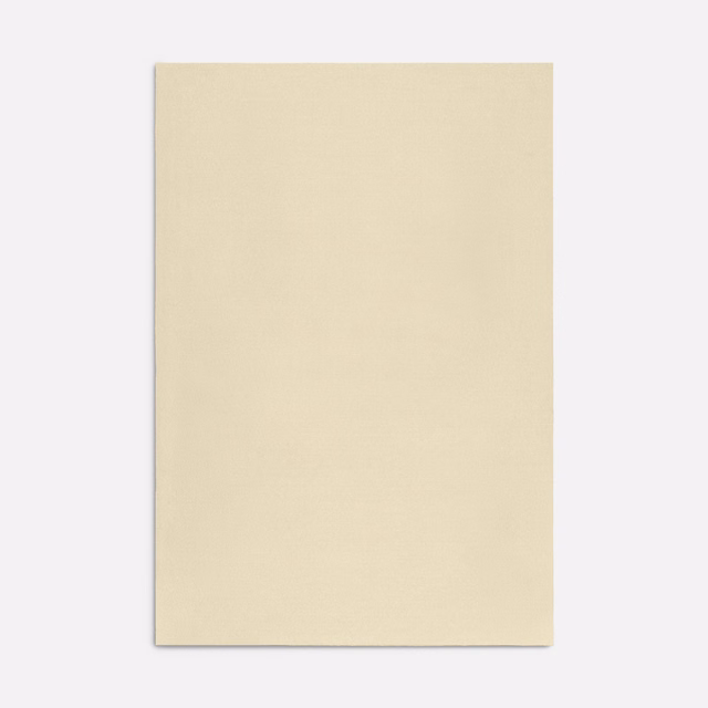 Warm crema curtain fabric with a smooth, subtly textured plain surface