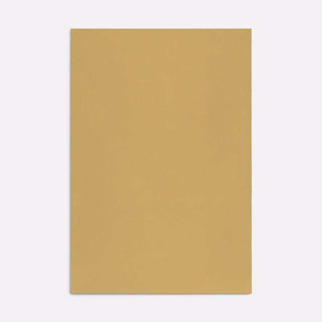 Muted dorato-gold plain swatch with a subtle fine woven texture