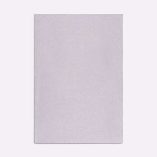 Pale cool lilac plain fabric swatch with a softly brushed, subtly textured surface