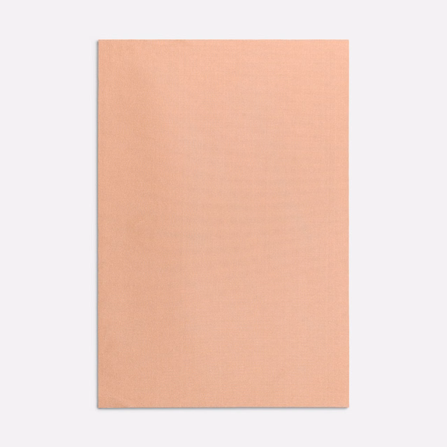 Soft melon-peach plain weave with a delicate, lightly textured surface