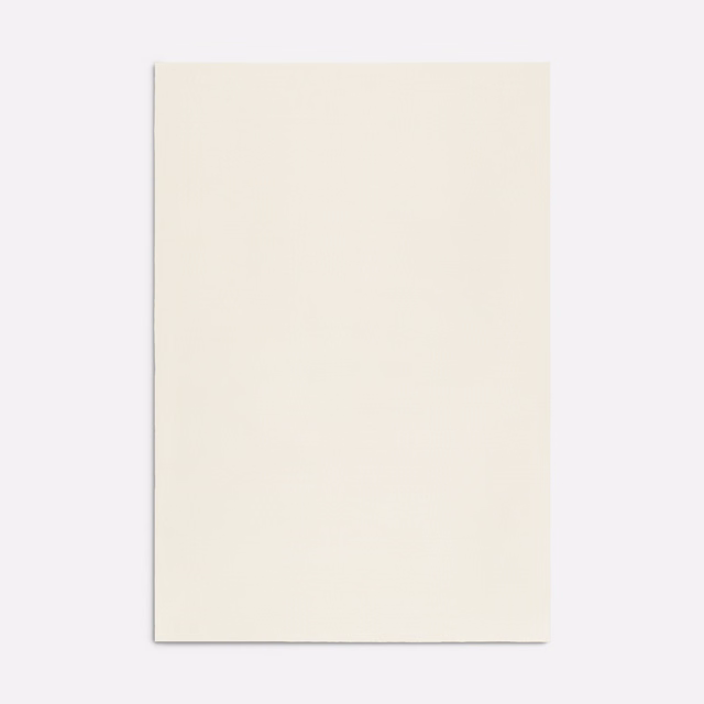 Pale ivory textile with a softly matt, nearly smooth surface