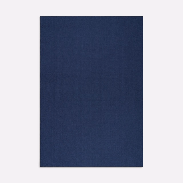 Deep navy textile with a fine, softly mottled plain weave