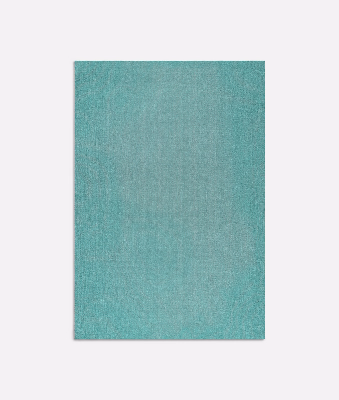 Soft aqua-teal plain weave with subtle vertical tonal variation