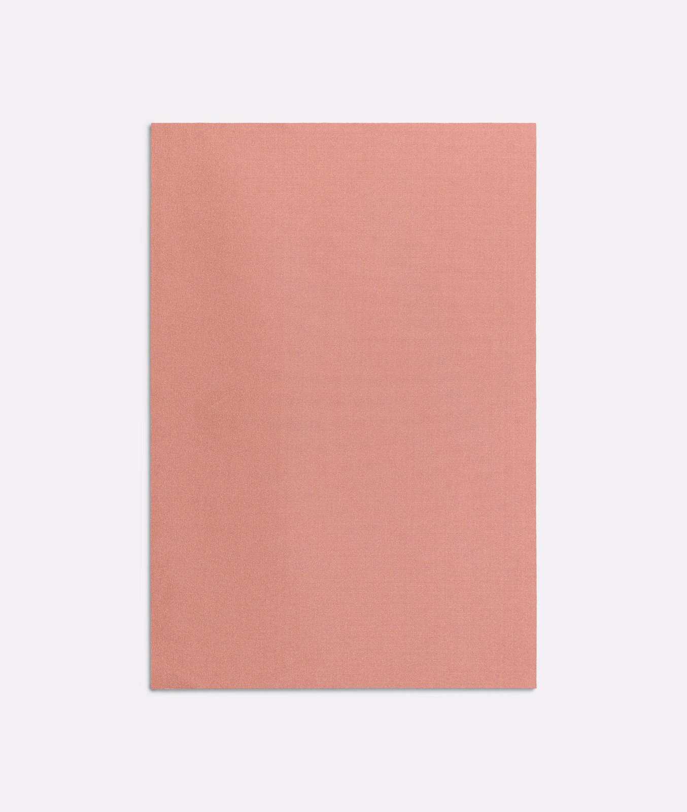 Dusty salmon-pink plain weave with a subtle horizontal grain