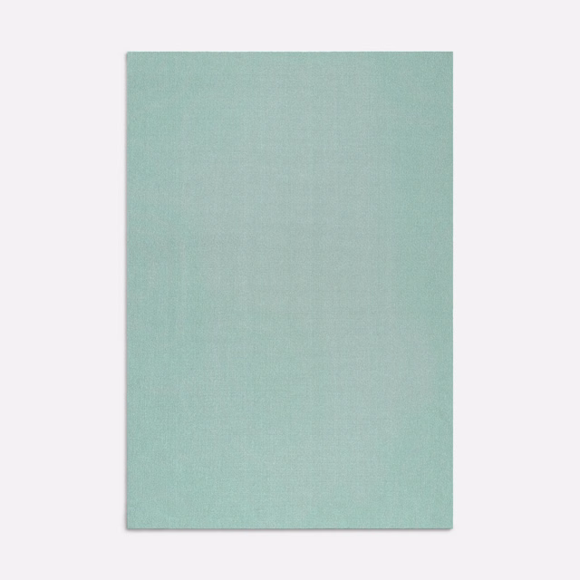 Pale mint-turquoise plain weave with a softly textured, even surface