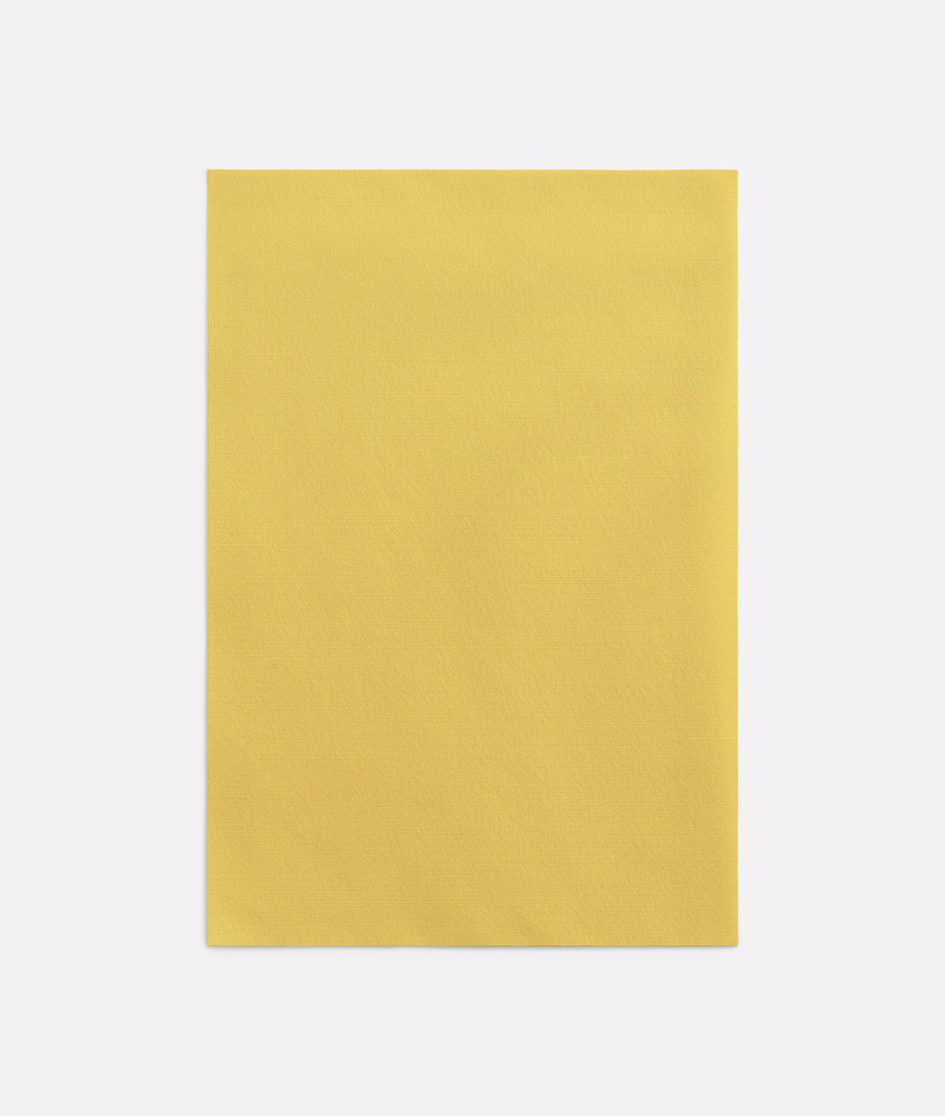 Even butter-yellow Razmir cloth with a subtle fine weave and soft sheen
