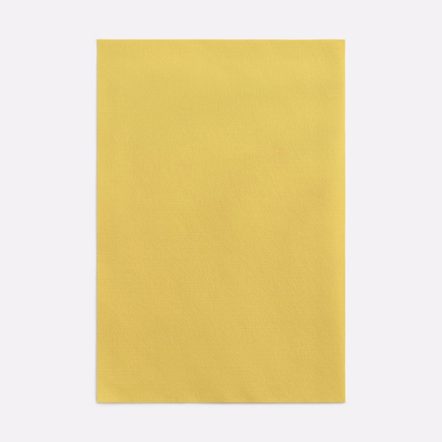 Even butter-yellow Razmir cloth with a subtle fine weave and soft sheen
