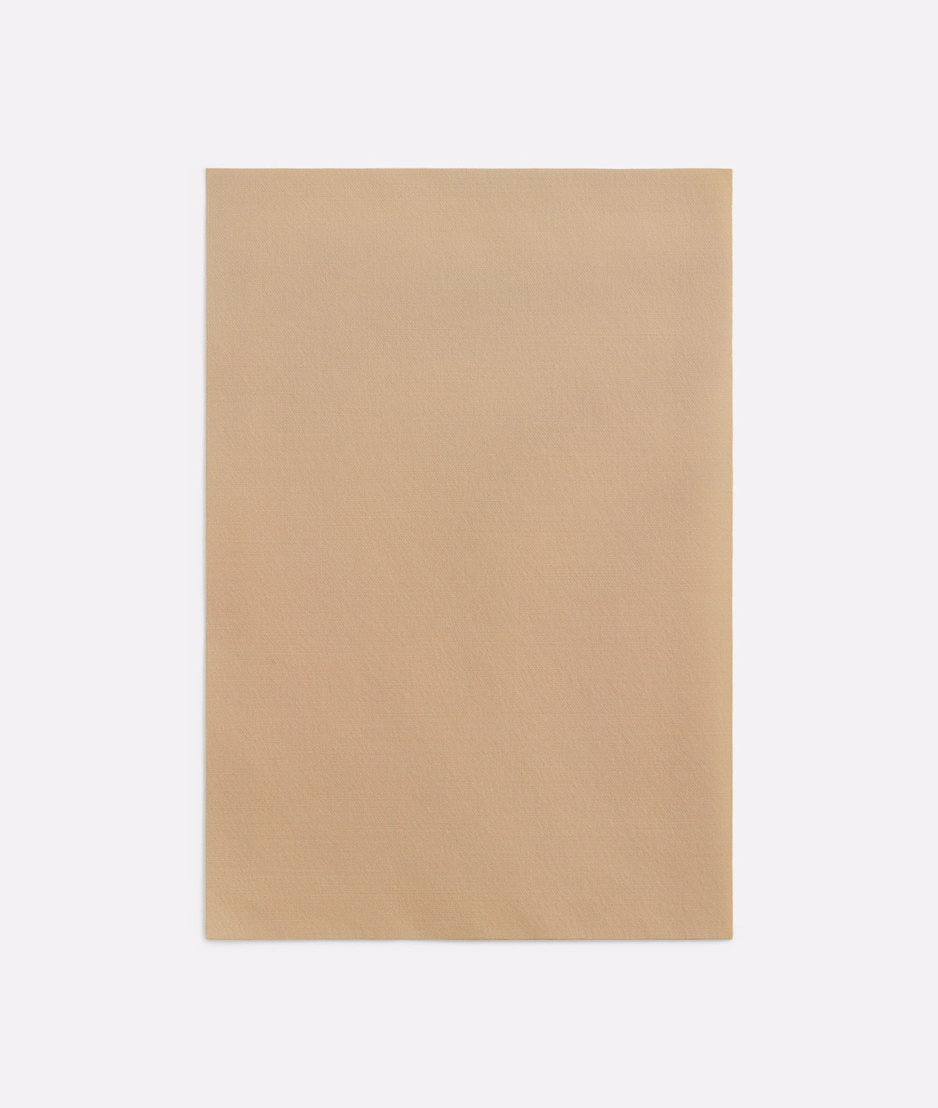 Warm camel plain curtain fabric swatch with a subtle fine woven texture