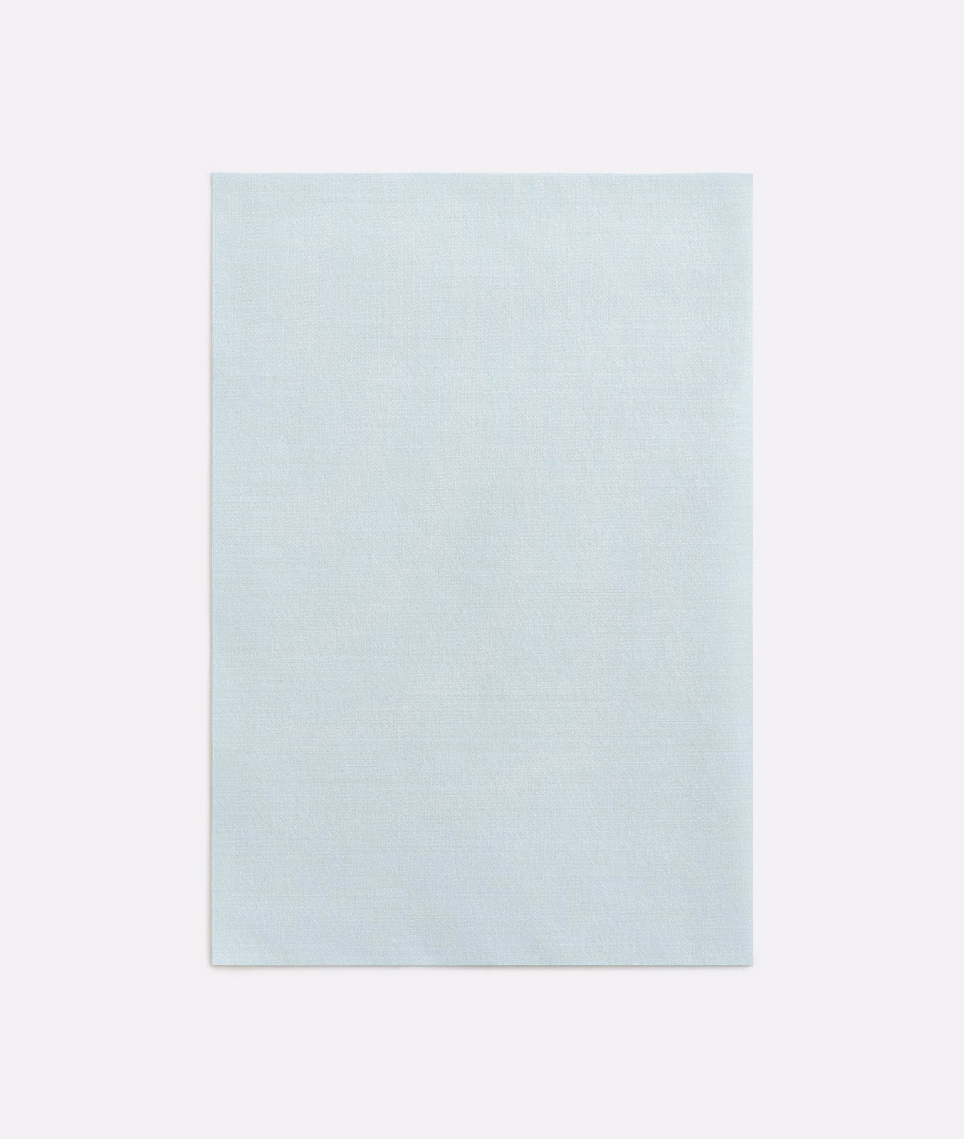 Pale aqua-blue Razmir Cielo swatch with a fine, softly cloudy surface