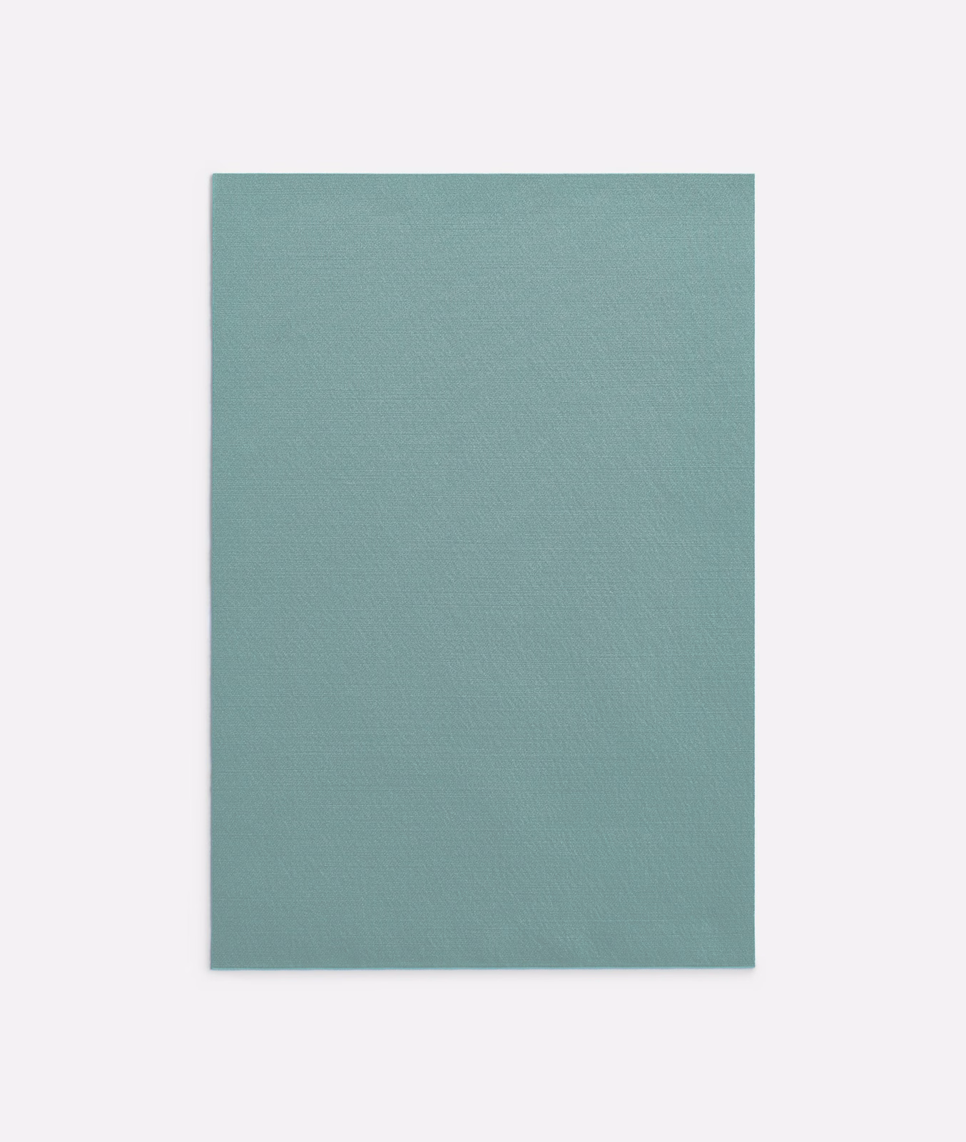 Muted aqua-teal plain weave with a softly textured, even surface