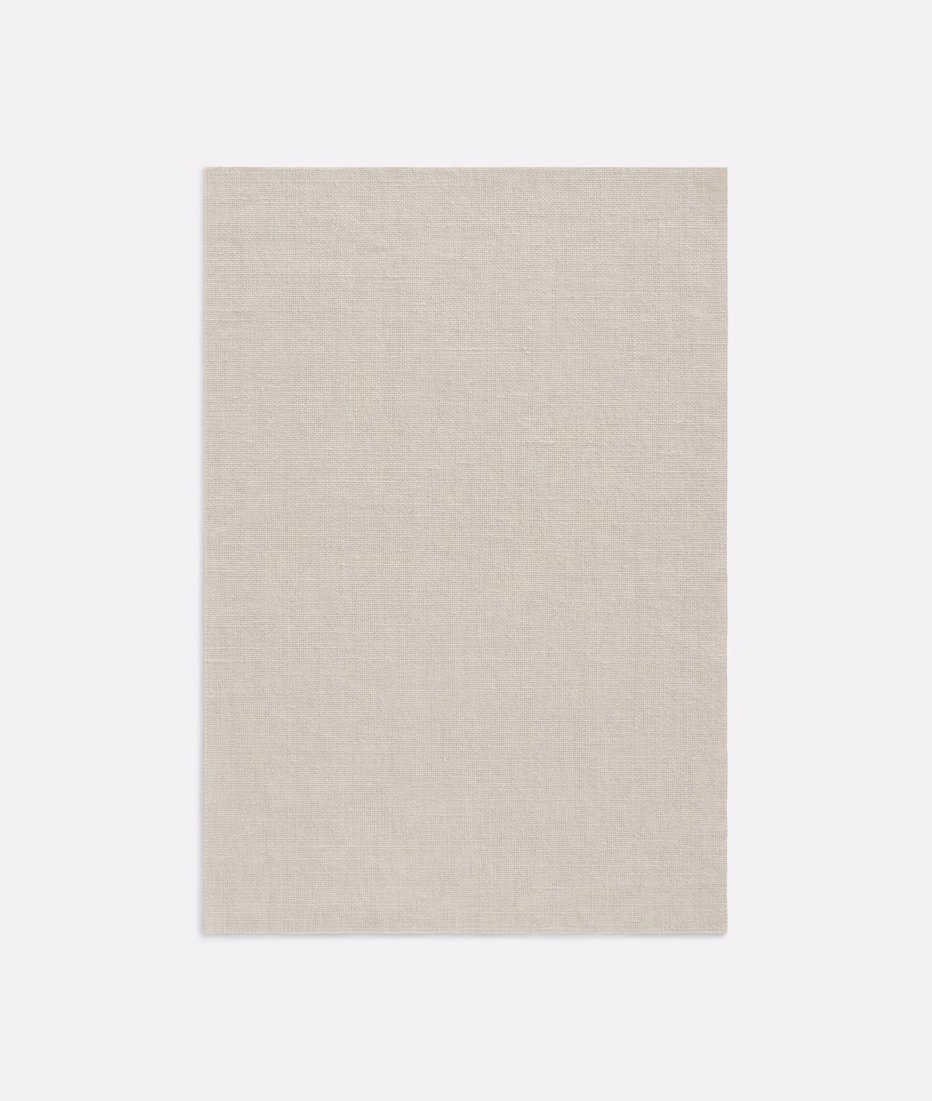 Pale stone-beige woven curtain fabric with a subtly slubbed surface