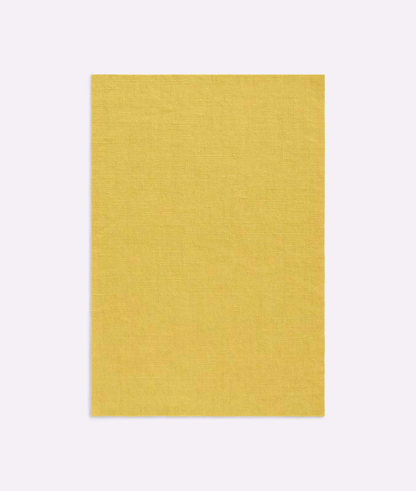 Warm mimosa-yellow plain weave with a fine, softly textured surface