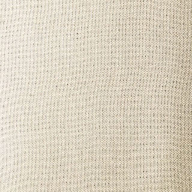 Warm ivory fabric with a fine, closely woven matte grid texture