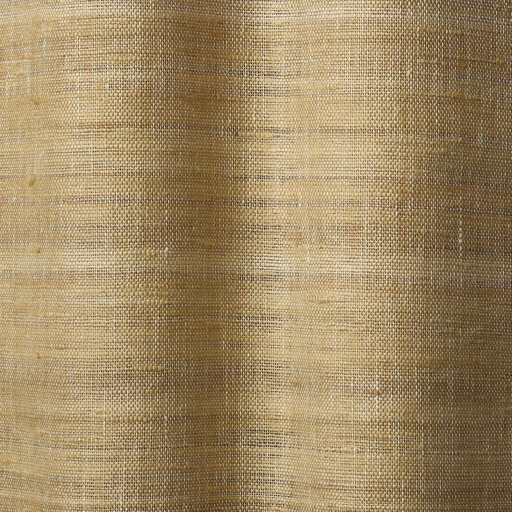 Warm natural beige curtain weave with irregular darker tonal bands