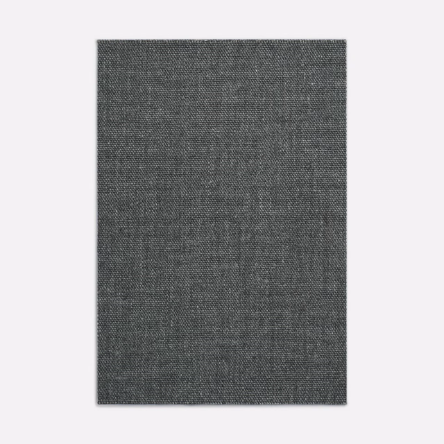 Charcoal slate-grey swatch showing a fine, subtly flecked woven texture