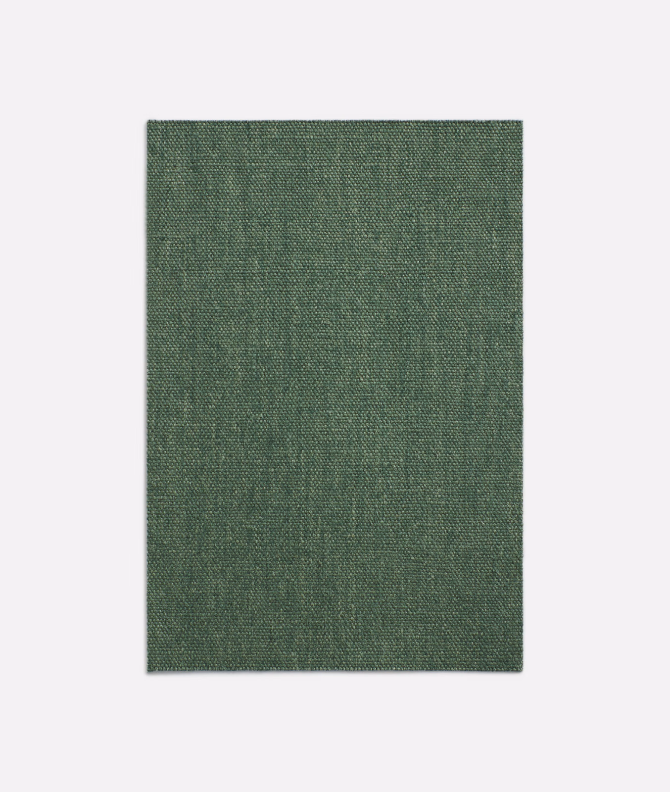 Muted forest-green woven fabric swatch with fine crosshatched texture