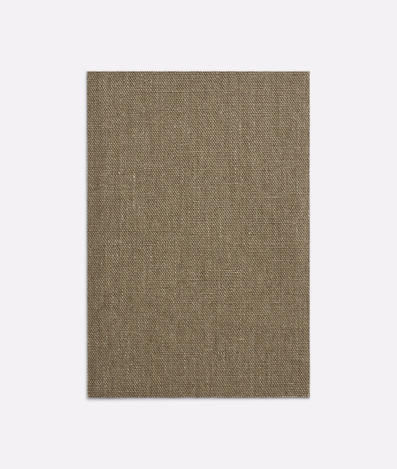 Warm tobacco-brown finely textured crossweave on a flat fabric swatch