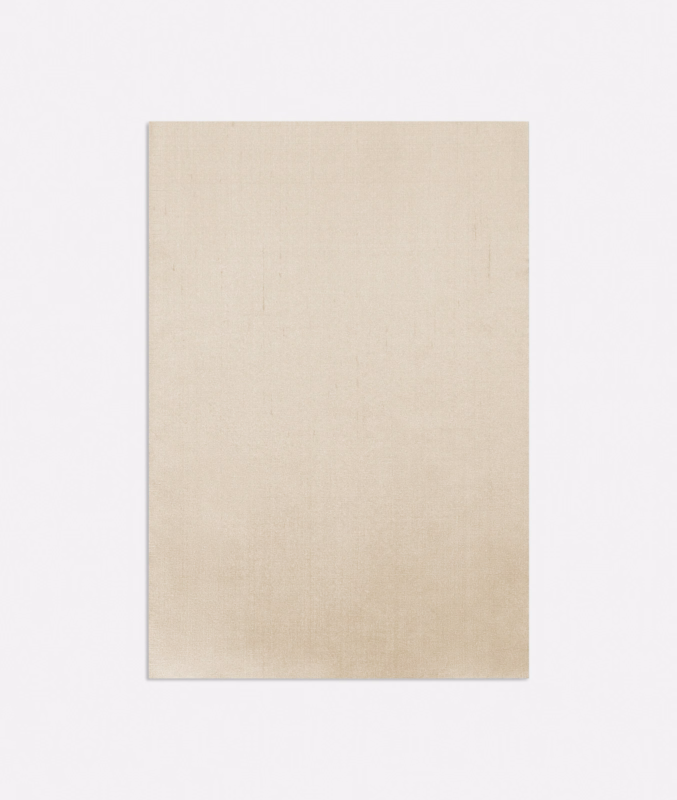 Warm latte ivory curtain fabric with a fine, subtly varied woven surface