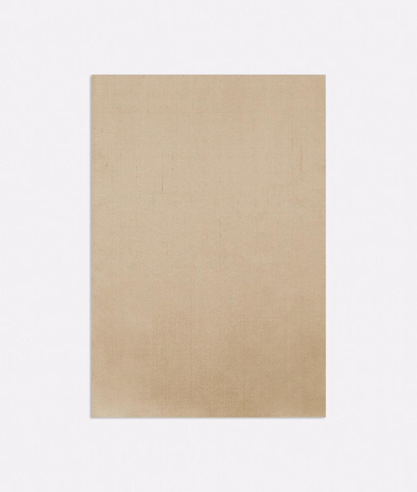 Warm beige plain-weave fabric swatch with subtle flax-like texture