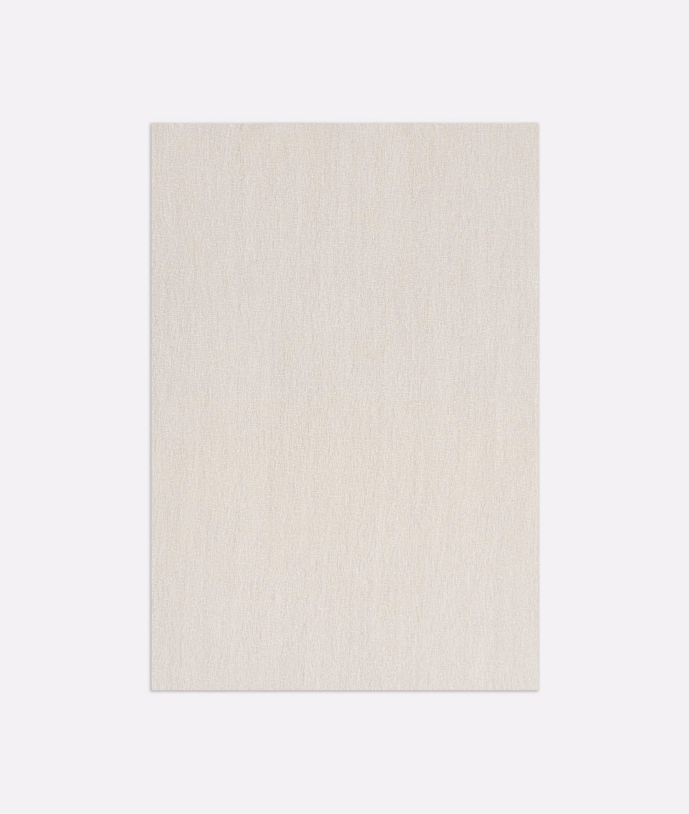 Pale ivory curtain fabric with subtle vertical wool-like texture and softly matte finish