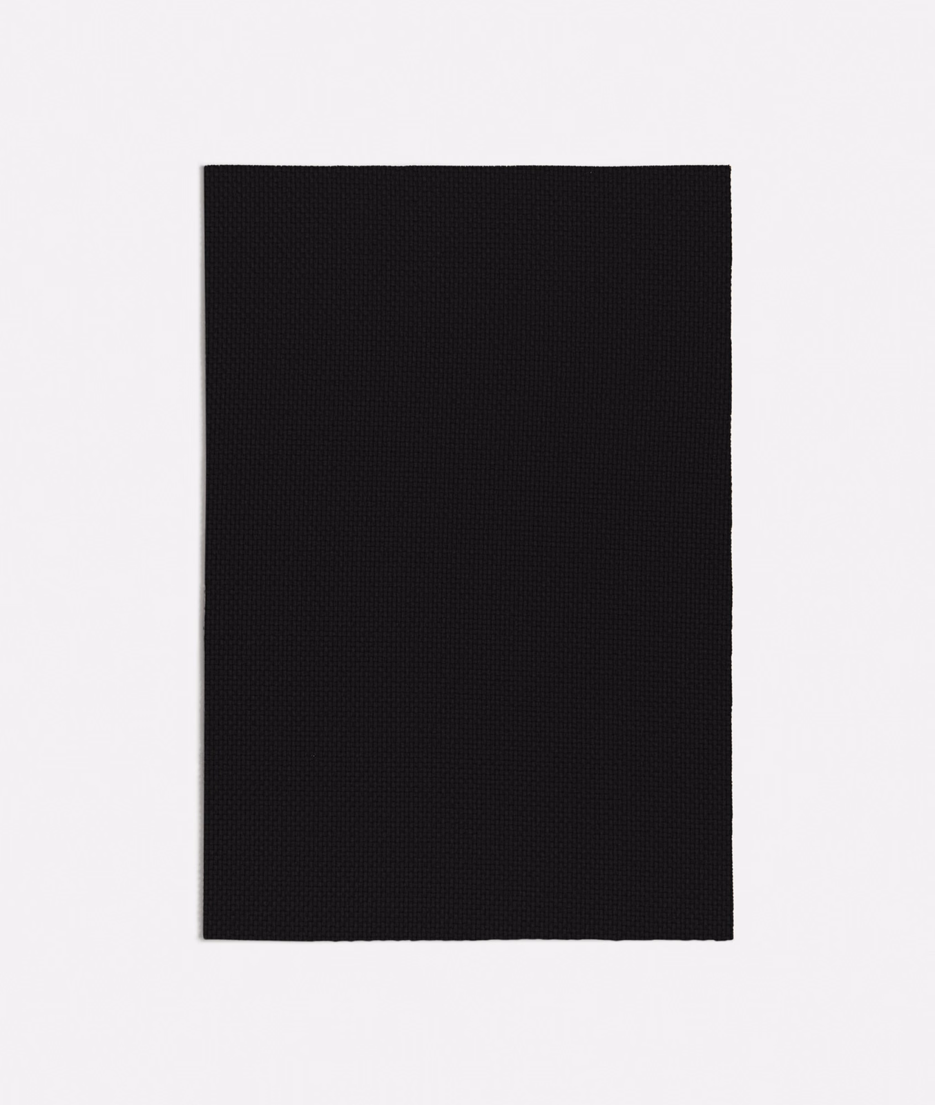 Near-black Acero fabric swatch with a fine, subtly textured plain weave