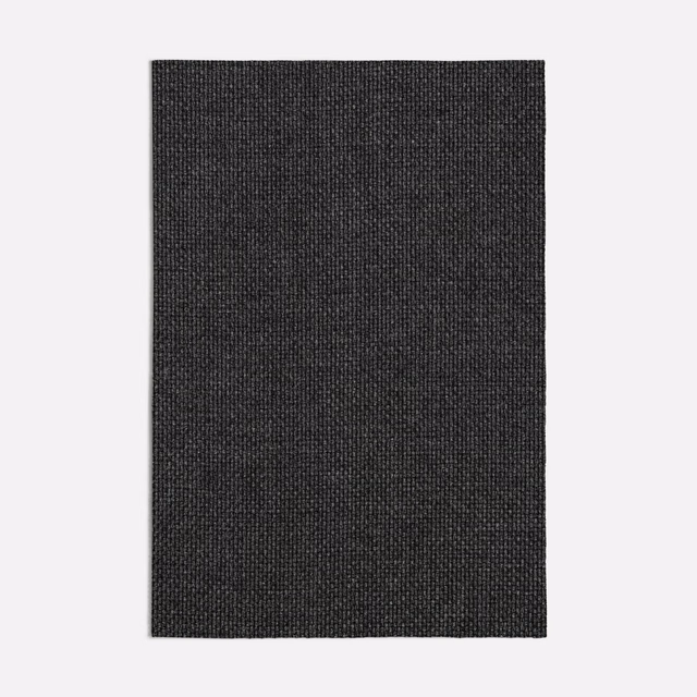 Near-charcoal grey Acero textile with a fine, tightly grained woven surface
