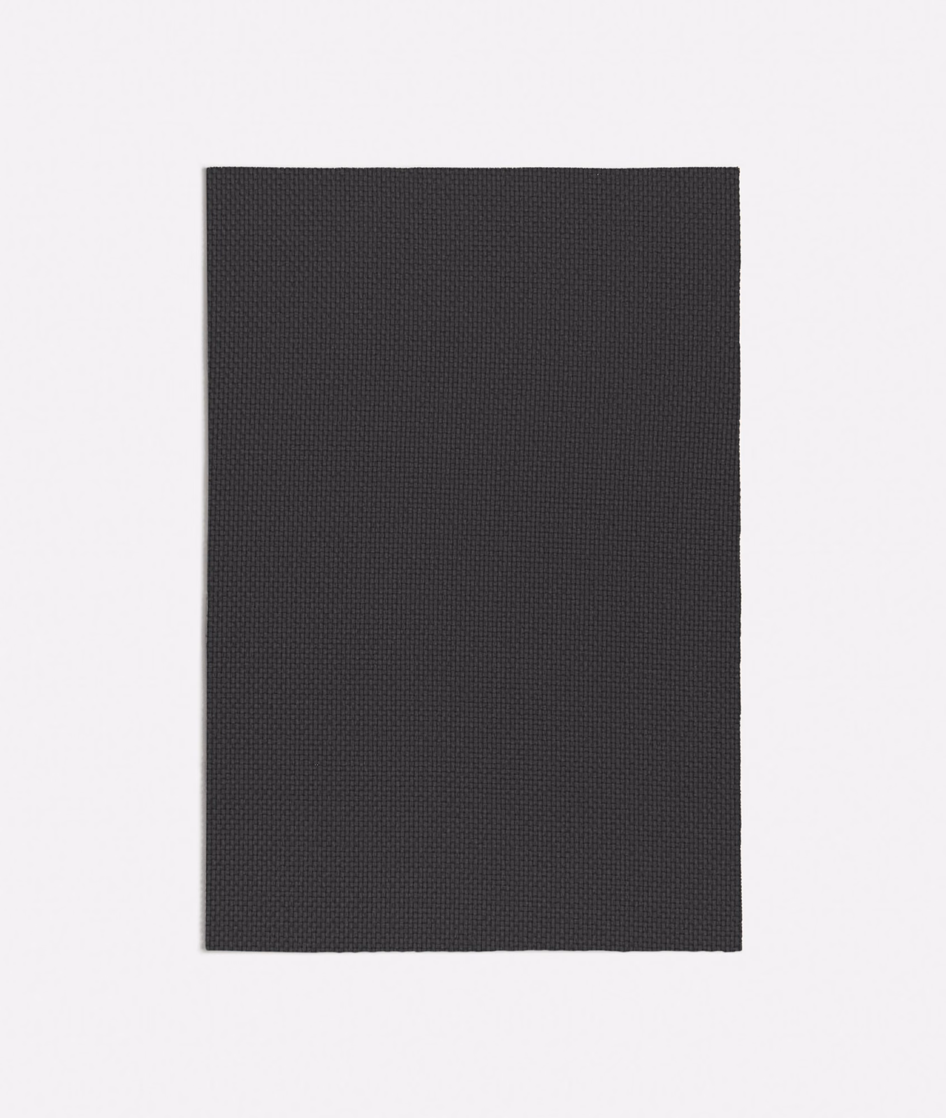 Deep charcoal grey fabric showing a fine, tightly woven micro-grid surface