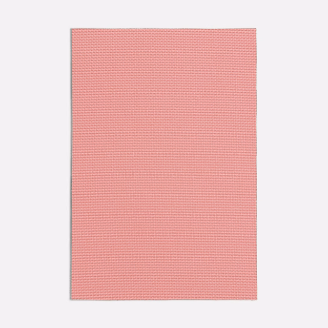 Muted coral-pink fabric swatch showing a fine, tightly textured plain weave