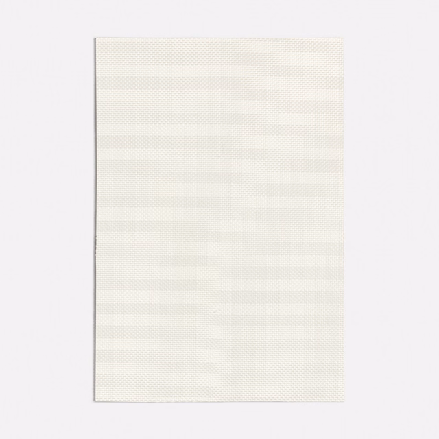 Warm ivory fabric swatch showing a fine, even micro-woven texture