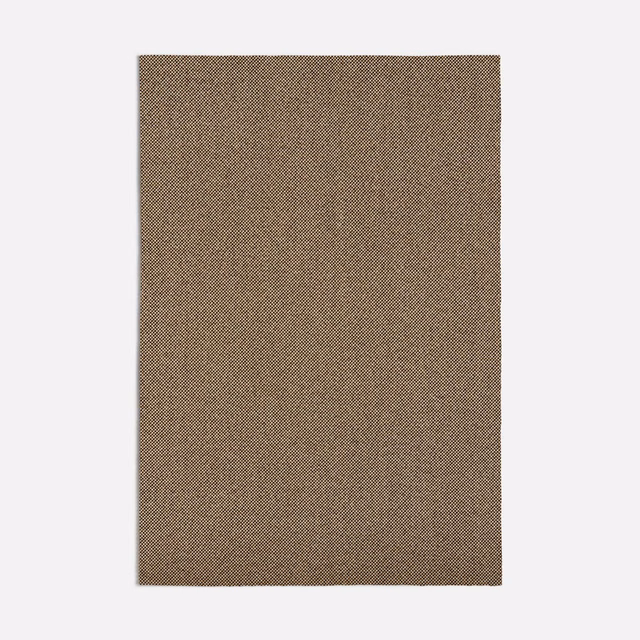 Warm brown fabric swatch with a fine, tightly spaced diagonal weave