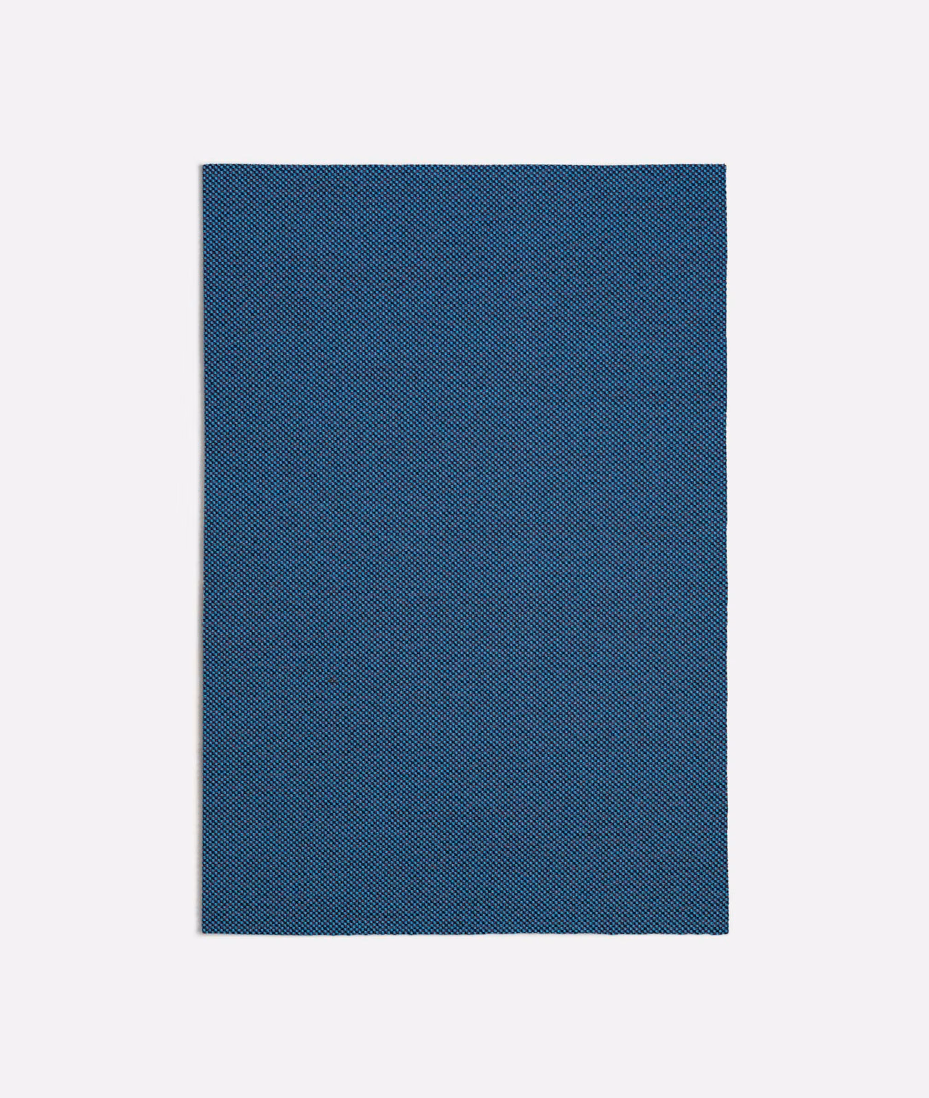 Deep dark turquoise swatch with a fine diagonal woven texture