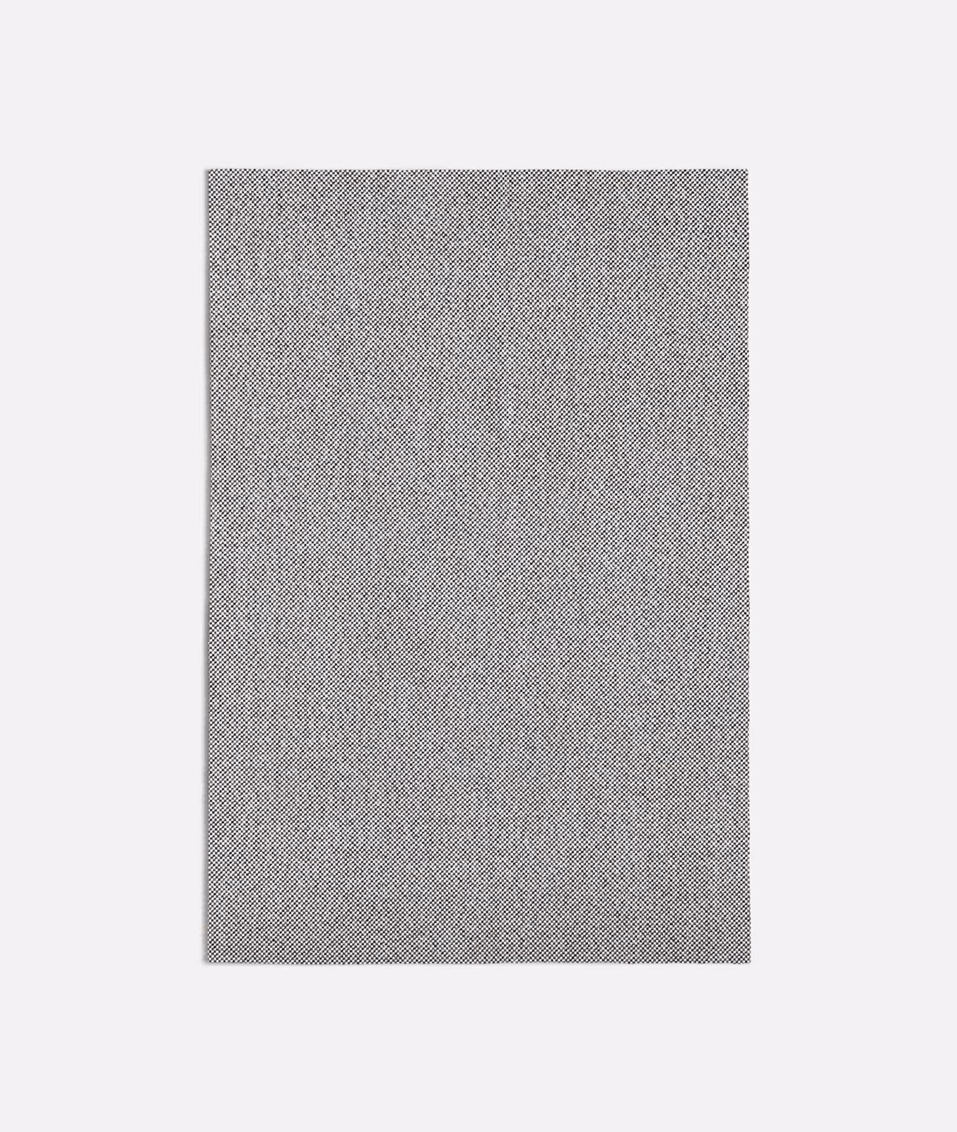 Cool mid-grey Dedar fabric with a fine diagonal micro-weave texture