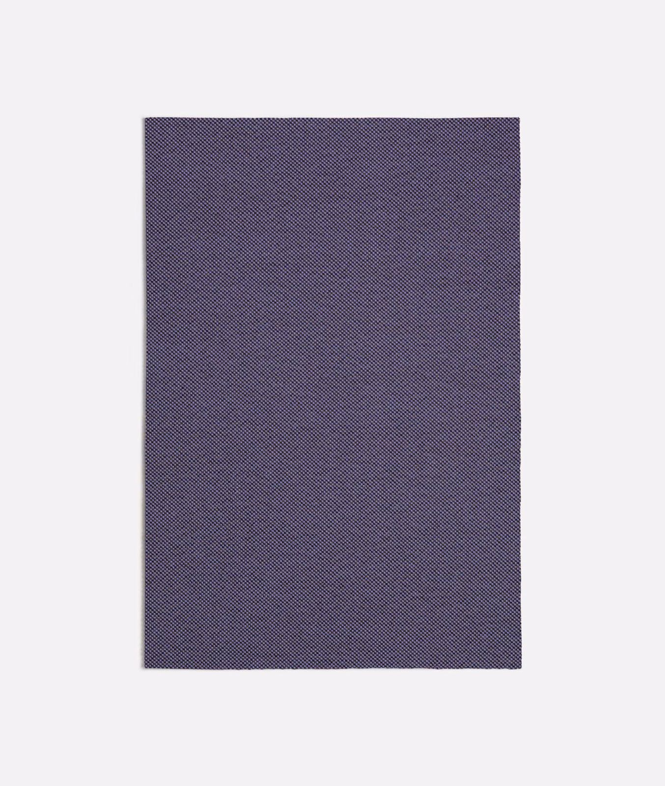 Deep aubergine purple fabric swatch with a fine diagonal woven texture