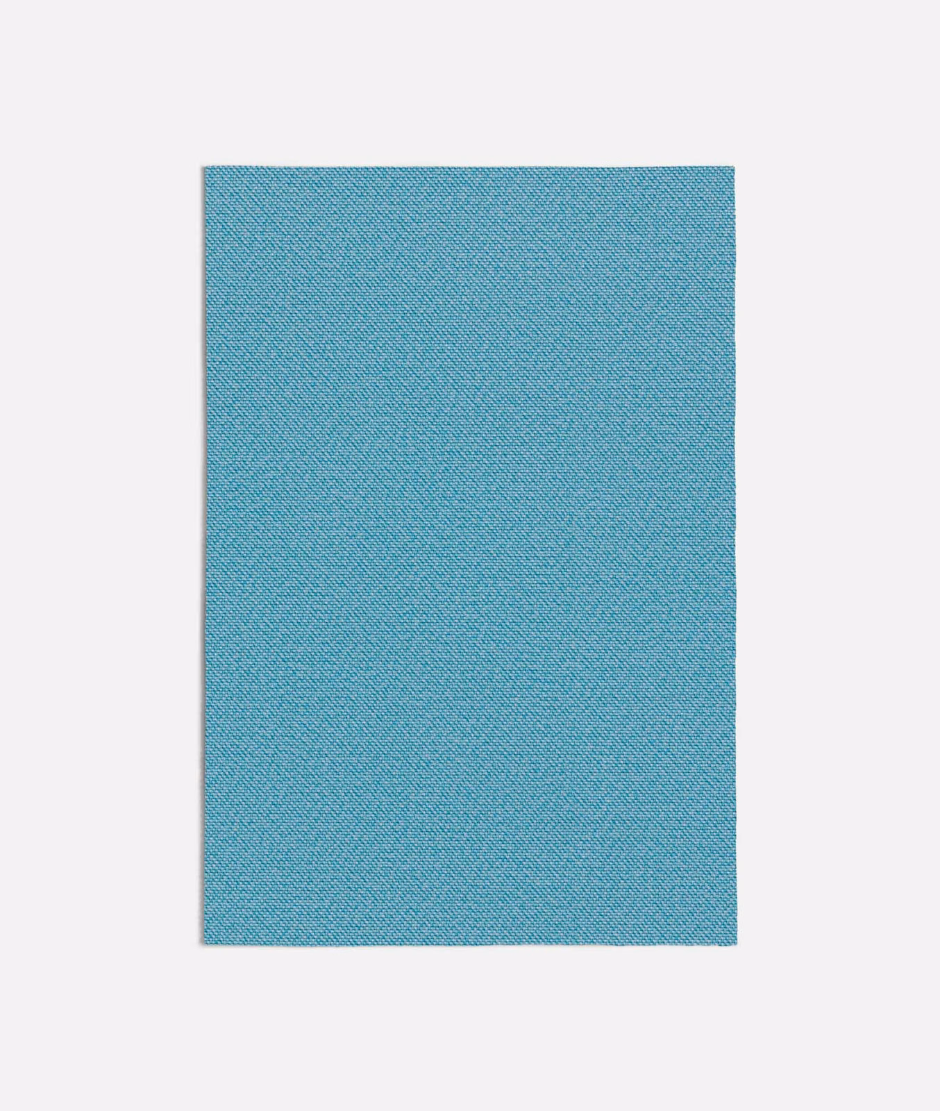 Cool turquoise-teal swatch showing a fine, tightly woven diagonal texture
