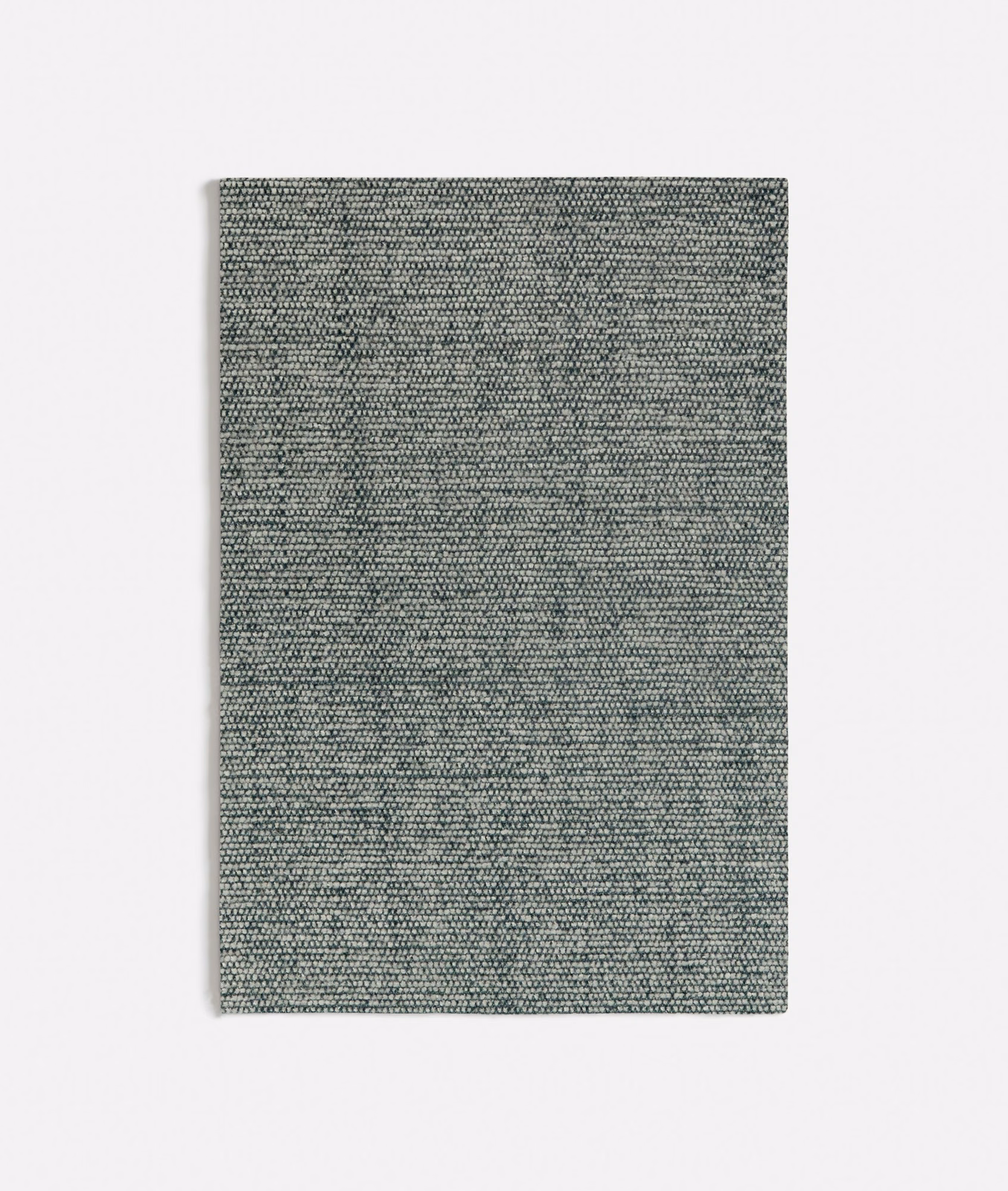 Dark seafoam and ash-grey close weave with a softly mottled surface