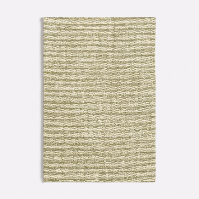 Muted ash-olive fabric with a fine horizontal weave and softly mottled texture
