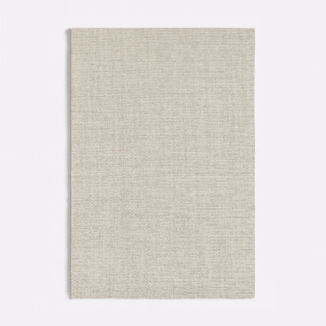 Pale ash grey fabric swatch with a fine, closely woven crosshatch texture
