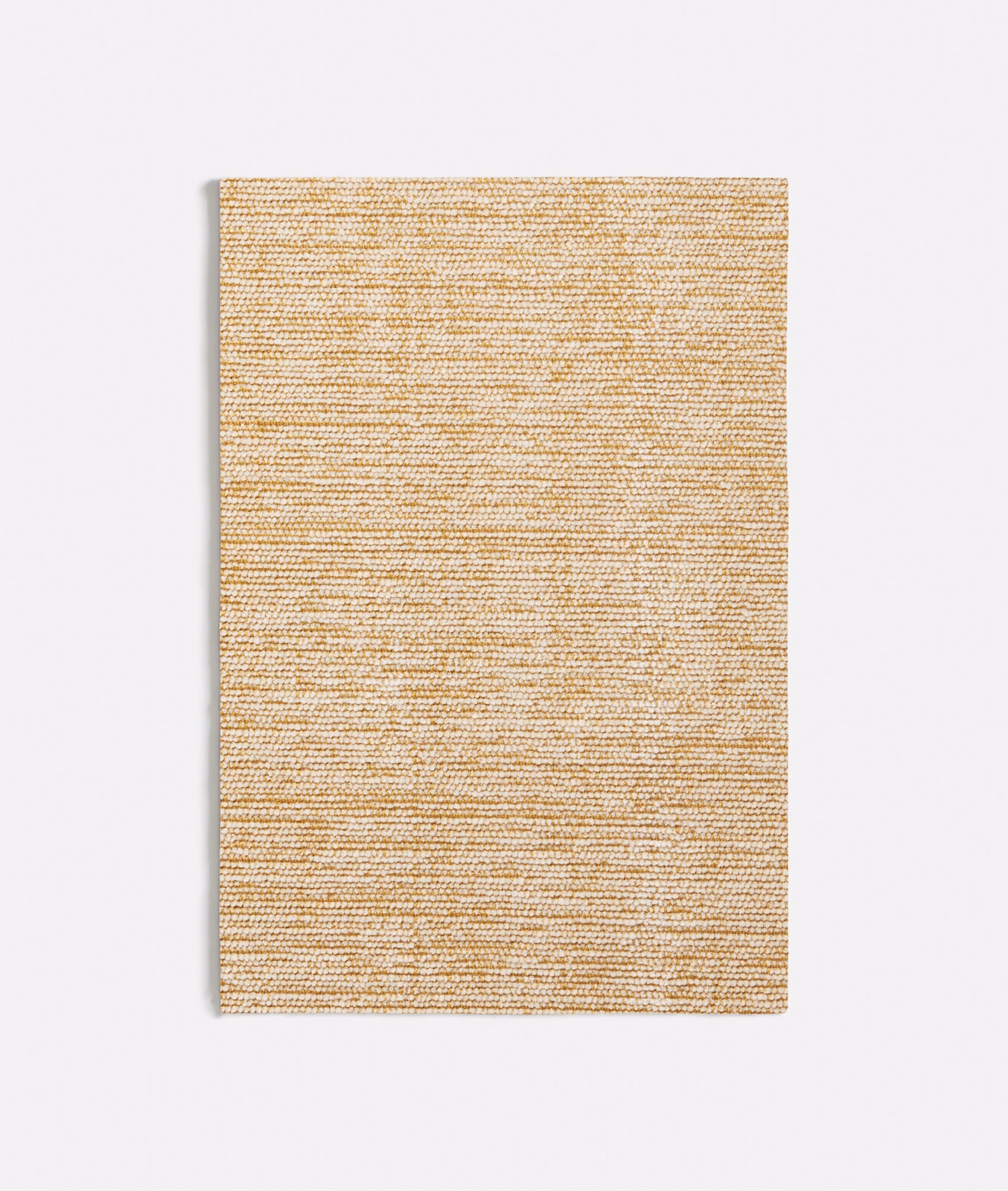 Muted orange-beige fabric swatch with fine horizontal woven texture