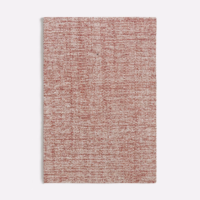 Ash Terracotta swatch showing fine muted terracotta and ash flecked weave