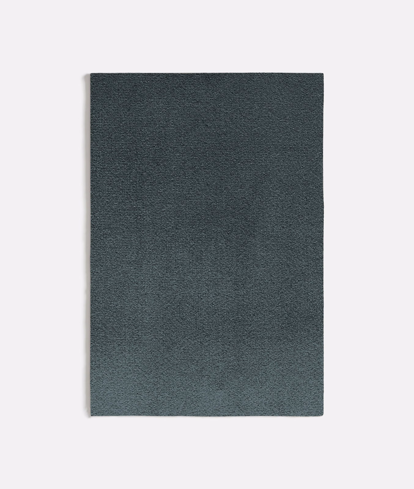 Dark seafoam blue-green textile swatch with a fine, softly grainy surface