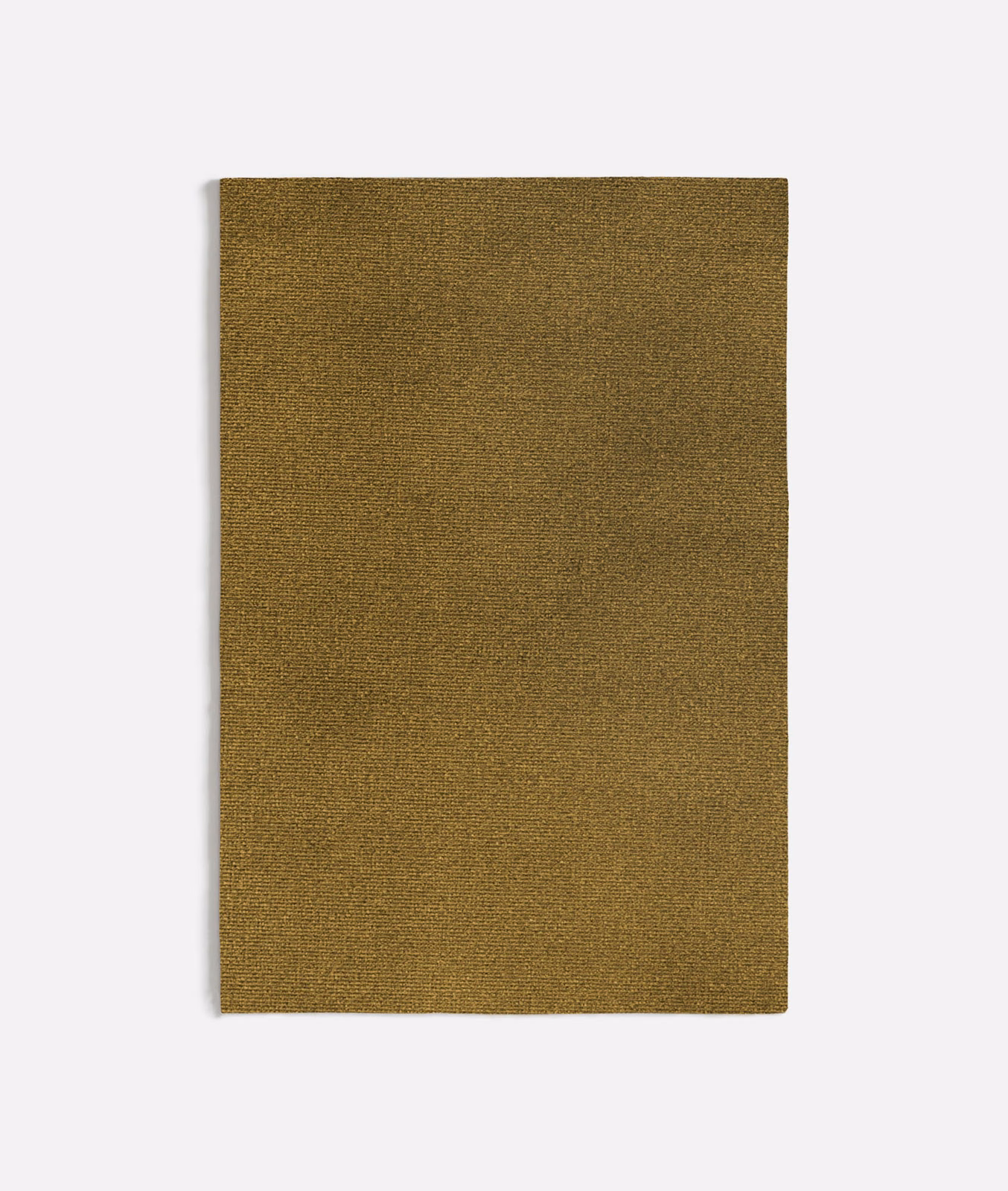 Olive-mustard Augusta Green swatch with a close, subtly irregular woven texture