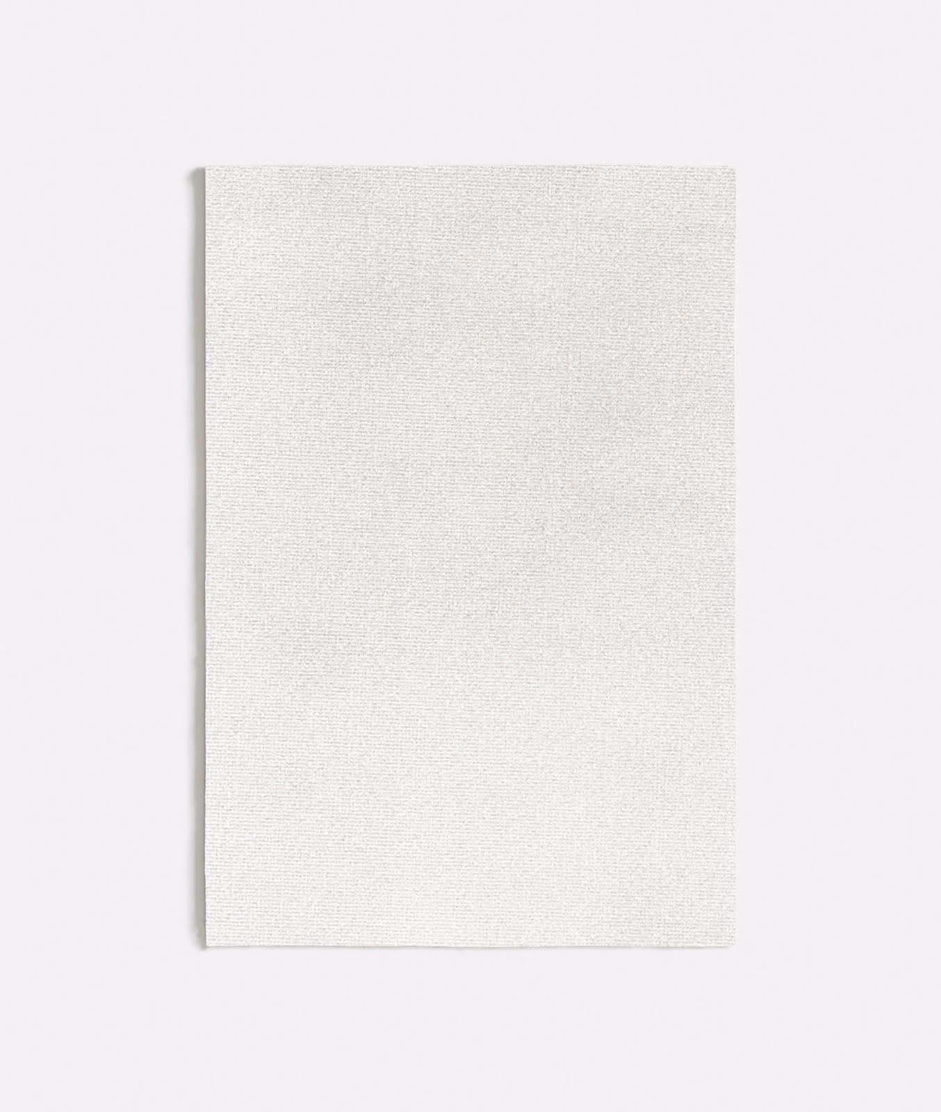 Soft warm white fabric swatch with a fine, even woven texture