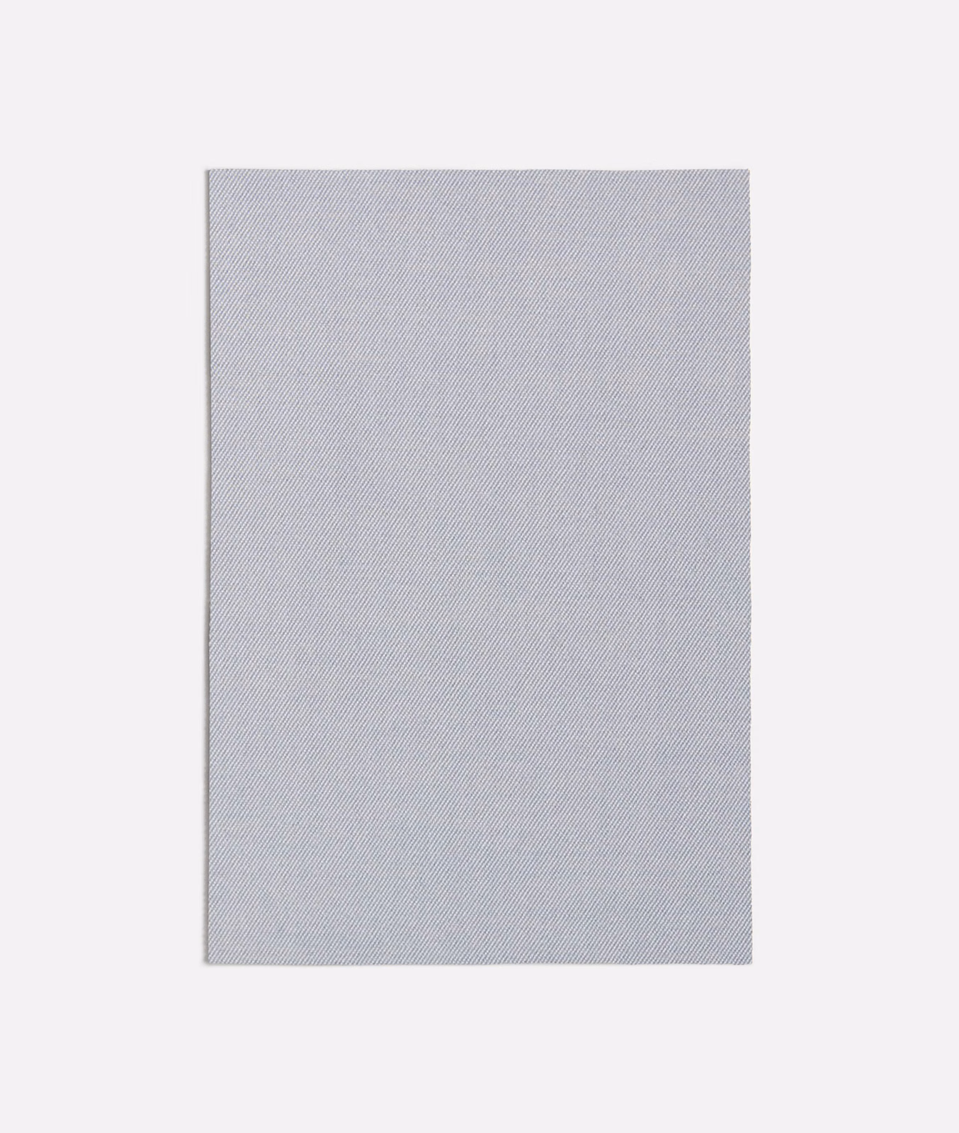 Pale blue-grey Bettina textile with a fine, closely spaced diagonal weave