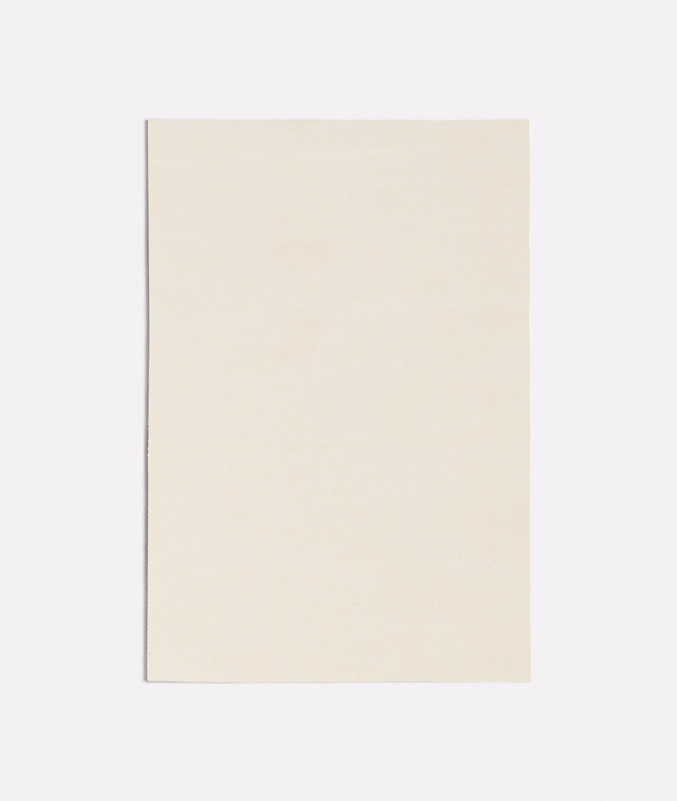 Warm off-white plain fabric swatch with a subtle fine woven texture