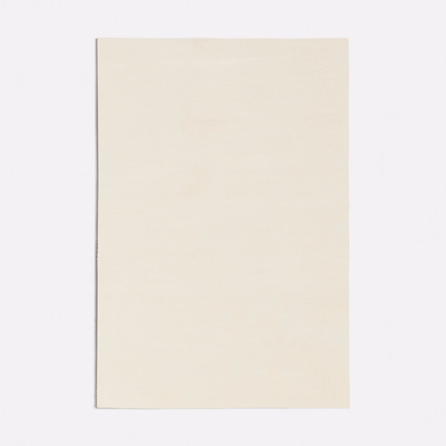 Warm off-white plain fabric swatch with a subtle fine woven texture