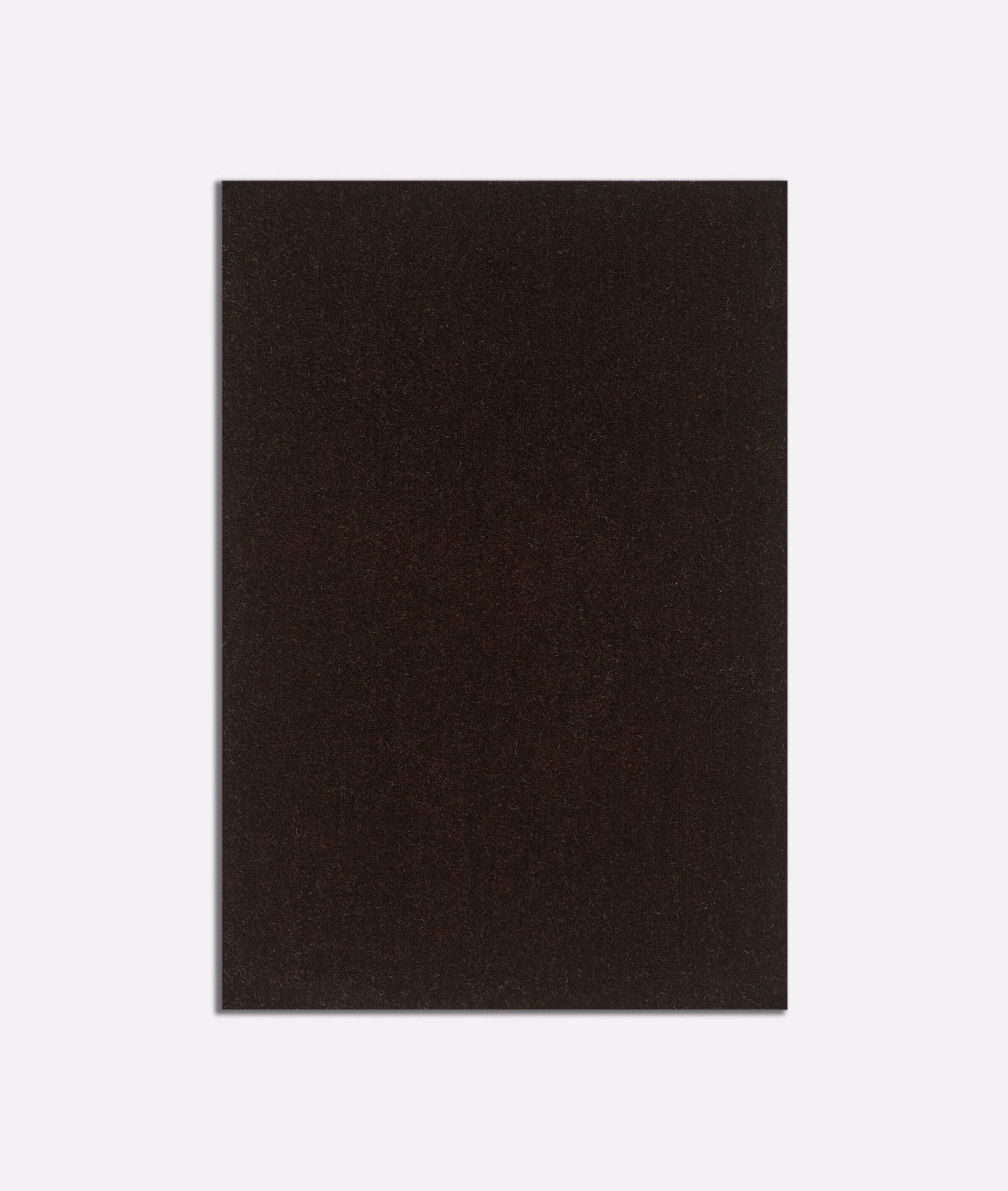 Deep espresso-brown velvet swatch with a soft, barely visible directional nap