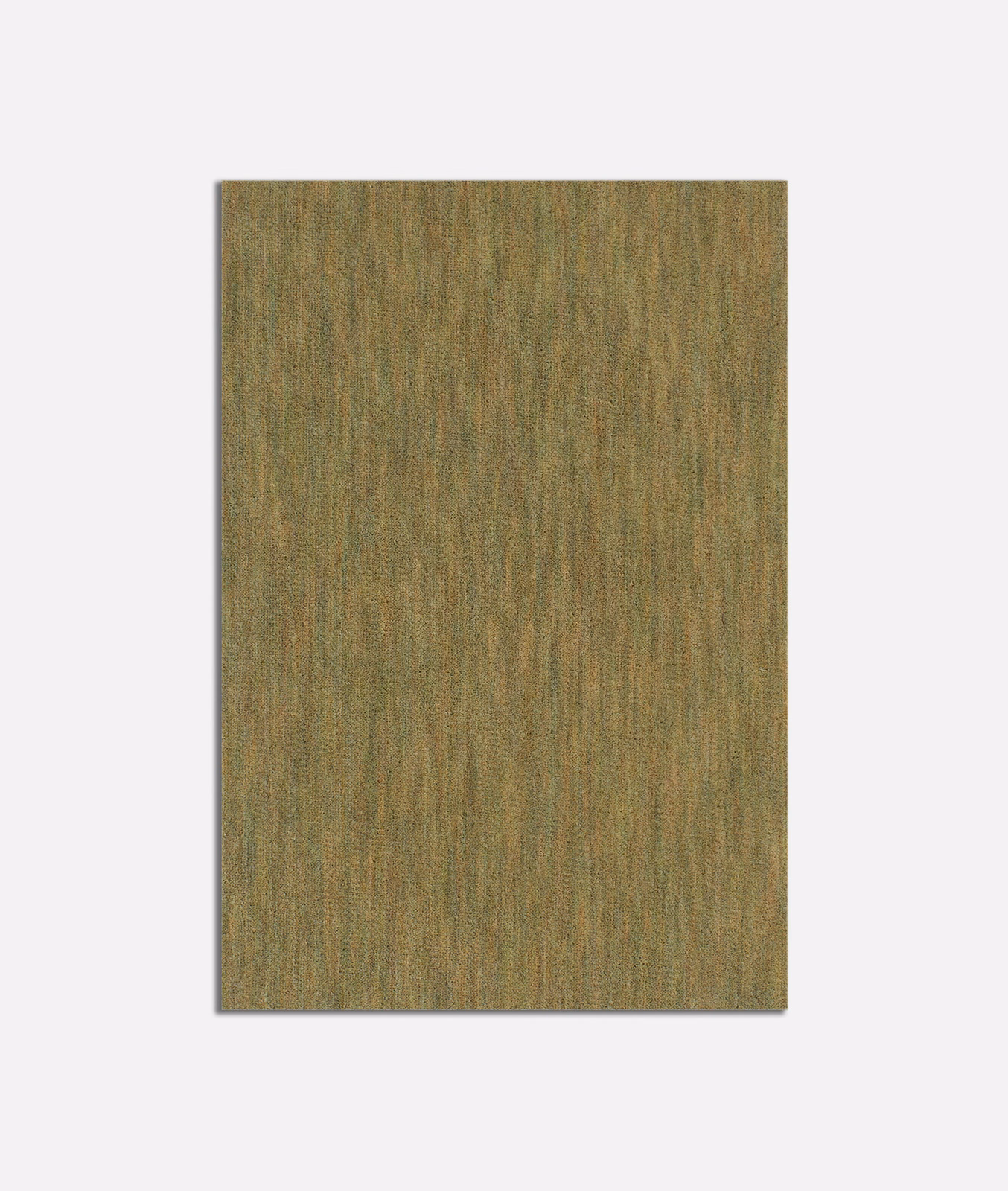 Muted olive-green velvet swatch with fine vertical striations and softly shifting pile