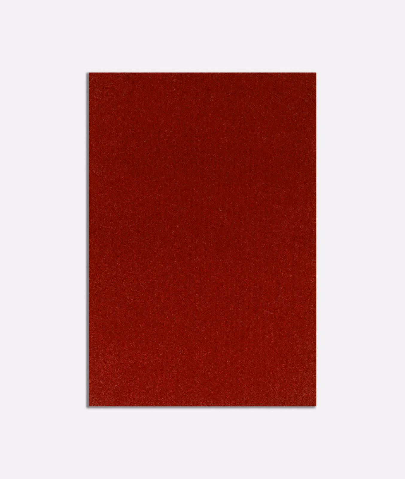 Deep garnet red velvet swatch showing a plain, softly textured light-catching pile